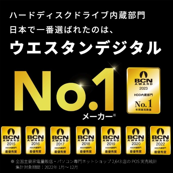 WD221KRYZ 内蔵HDD SATA接続 [22TB /3.5インチ](ゴールド