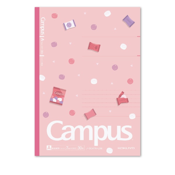 Campus(キャンパス) 5色パックノート スナックモチーフ 限定色 3CATN