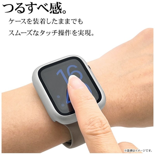 Apple Watch Series 6/5/4/SE第2世代/SE 44mm用 ガラス+PC一体型ケース ...