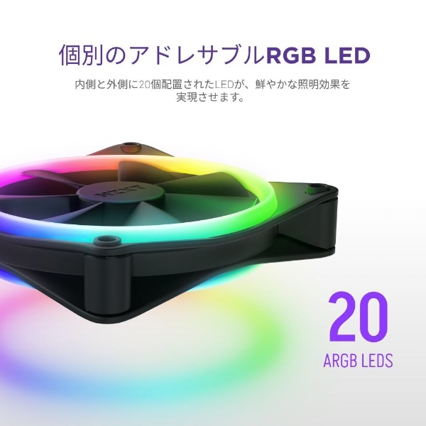 ケースファンｘ3 [120mm /1800RPM] ＋コントローラー F Series RGB DUO