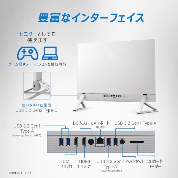 デスクトップパソコン Inspiron 24 5420 パールホワイト AI577T-DNHBWC