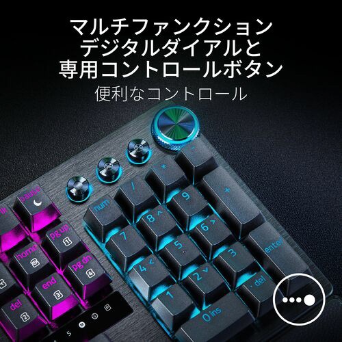 ゲーミングキーボード＋リストレスト Huntsman V3 Pro(英語配列) RZ03