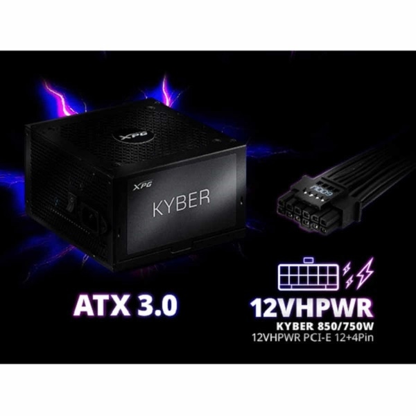 PC電源 XPG KYBER 750W ブラック KYBER750G-BKCJP [750W /ATX /Gold