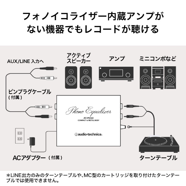 フォノイコライザー AT-PEQ3(ATPEQ3): ビックカメラ｜JRE MALL