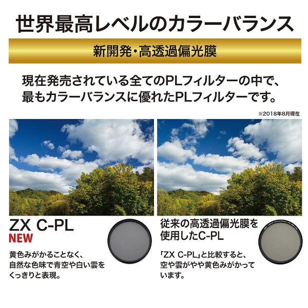 58mm PLフィルターZXゼクロス C-PL[58MMｾﾞｸﾛｽCPL](58MMｾﾞｸﾛｽCPL 