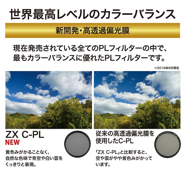 62mm PLフィルターZXゼクロス C-PL[62MMｾﾞｸﾛｽCPL](62MMｾﾞｸﾛｽCPL