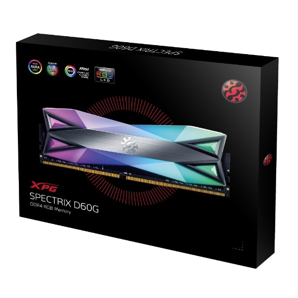 増設メモリ XPG SPECTRIX D60G AX4U360038G17-DT60 [DIMM DDR4 /8GB /2