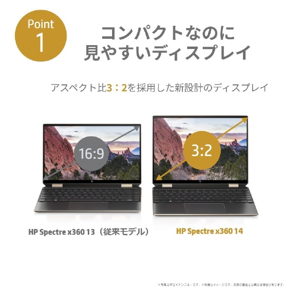ノートパソコン HP Spectre x360 14-ea0042TU ポセイドンブルー