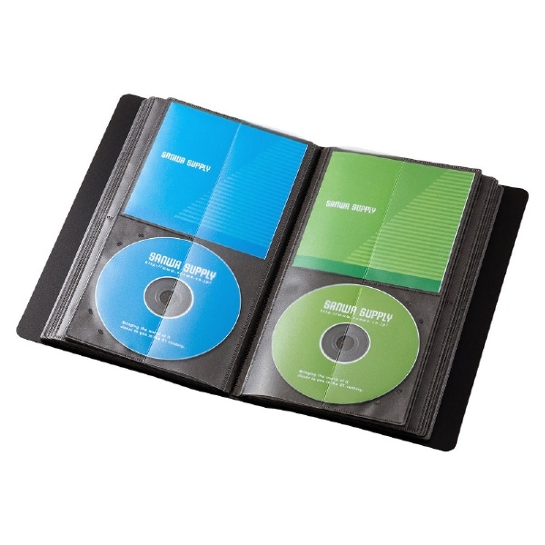 Blu-ray/DVD/CD対応 CDジャケット収納対応 ディスクファイルケース 32 