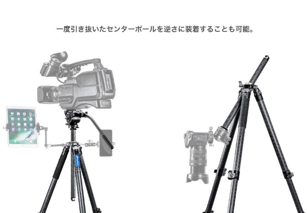 三脚マンバO Leofoto LV-324C [4段](ブラック): ビックカメラ｜JRE MALL
