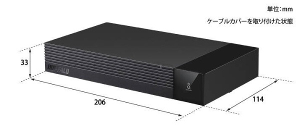 HD-SQS2U3-A 外付けHDD USB-A接続 テレビ・レコーダー録画用(Chrome