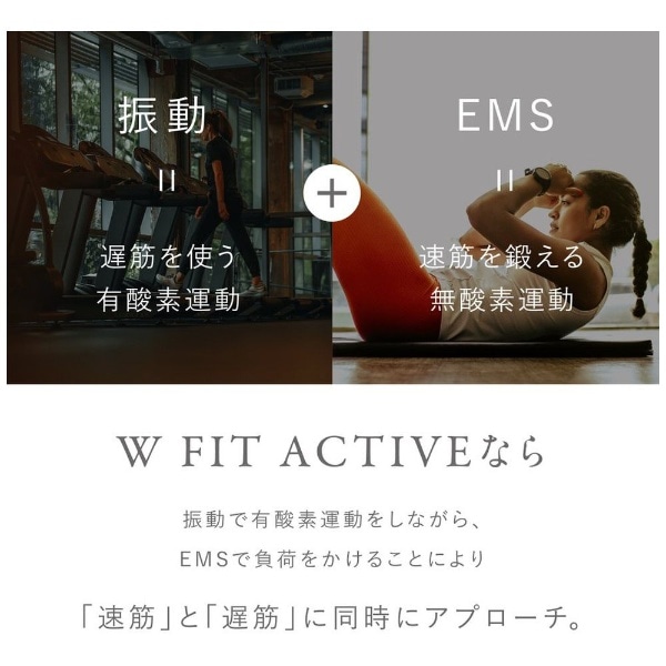 EMS 振動マシーン W FIT ACTIVE（ダブルフィットアクティブ） MYTREX