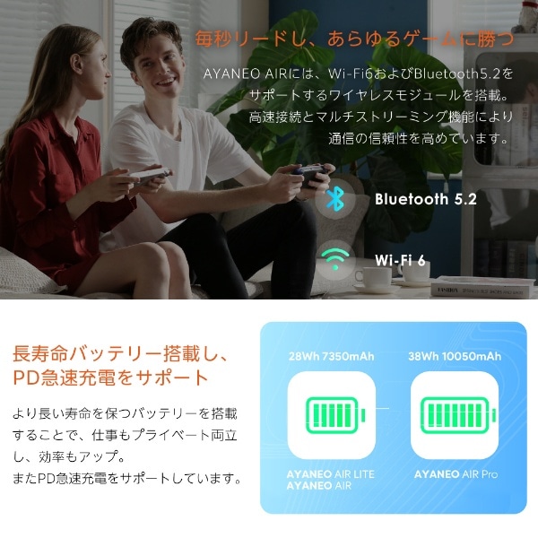 ゲーミングモバイルパソコン AYANEO AIR STANDARD(有機EL) ポーラ