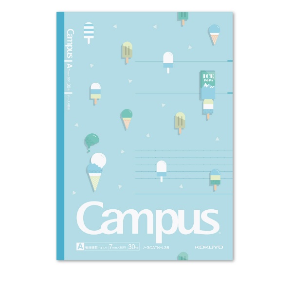 Campus(キャンパス) 5色パックノート スナックモチーフ 限定色 3CATN