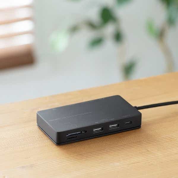 USB-C オス→メス カードスロットｘ2 / HDMI / LAN / USB-Aｘ3 / USB