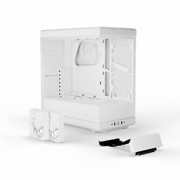 PCケース [ATX /Micro ATX /Mini-ITX] Y40 Snow White スノーホワイト