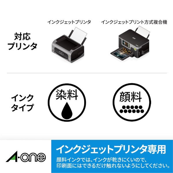 マルチカード インクジェットプリンタ専用紙 名刺サイズ (A4判 10面×10