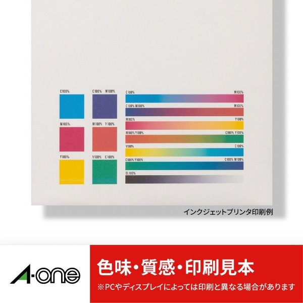 マルチカード 名刺 1000枚 (A4サイズ 10面×100シート) 白無地 51866