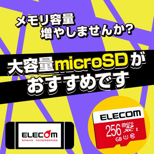 microSDXCカード 256GB[Class10] NINTENDO SWITCH検証済 GM-MFMS256G