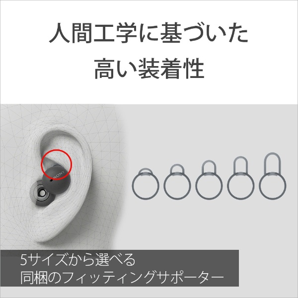 完全ワイヤレスイヤホン LinkBuds（リンクバッズ） グレー WF-L900HM