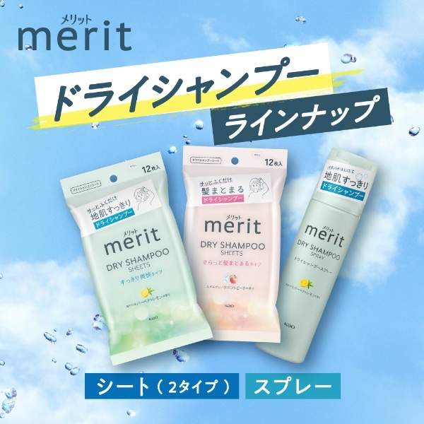 merit メリットDAY＋ ドライシャンプー スプレー 130g(ﾒﾘﾃﾞｲﾄﾞﾗｲｼｬﾝﾌﾟｰ