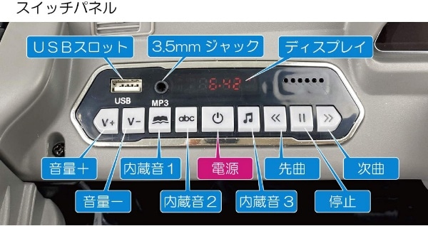 リモコン電動乗用 レクサスLC500 ブラック 株式会社ミズタニ ブラック