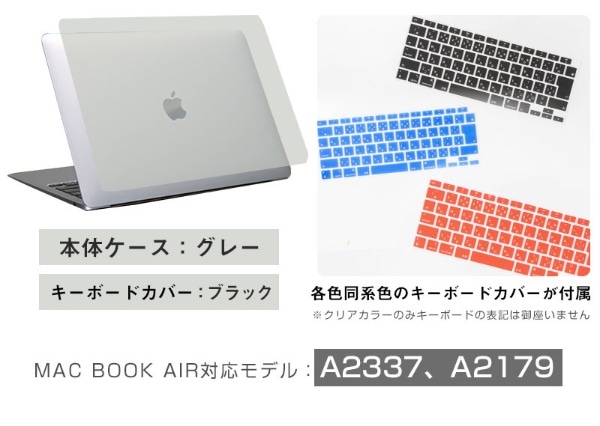 MacBook Air（13インチ、M1、2020）A2337・A2179用 超薄型保護
