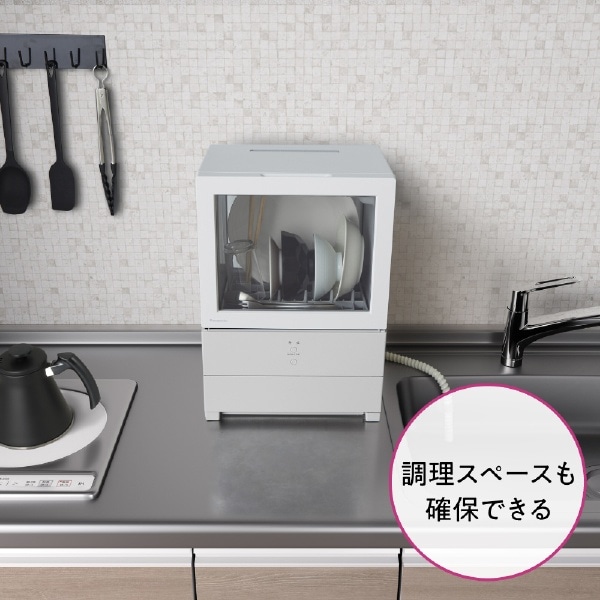 食器洗い乾燥機 SOLOTA（ソロタ） ホワイト NP-TML1-W [1人用