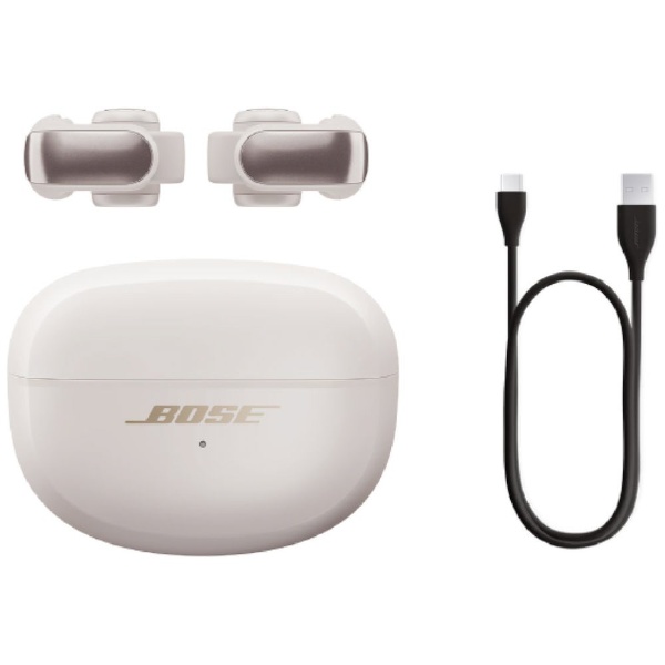 フルワイヤレスイヤホン Bose Ultra Open Earbuds ホワイトスモーク