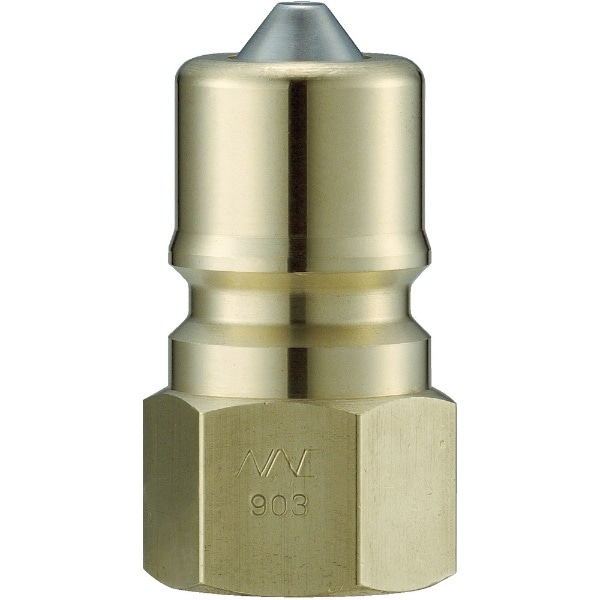 クイックカップリング SPE型 真鍮製 大流量型 オネジ取付用 CSPE02P2