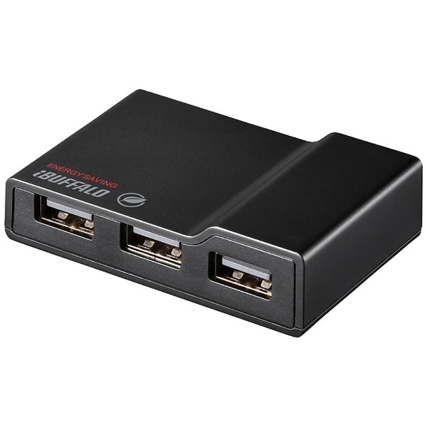 BSH4AE12 USBハブ ブラック [バス＆セルフパワー /4ポート /USB2.0対応