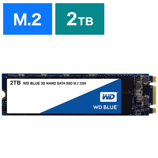 SSD 2TB M.2 WDS200T2B0B - PCパーツ