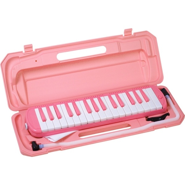 鍵盤ハーモニカ P3001-32K/SAKURA サクラ[ピアニカ 32鍵盤 ピンク 
