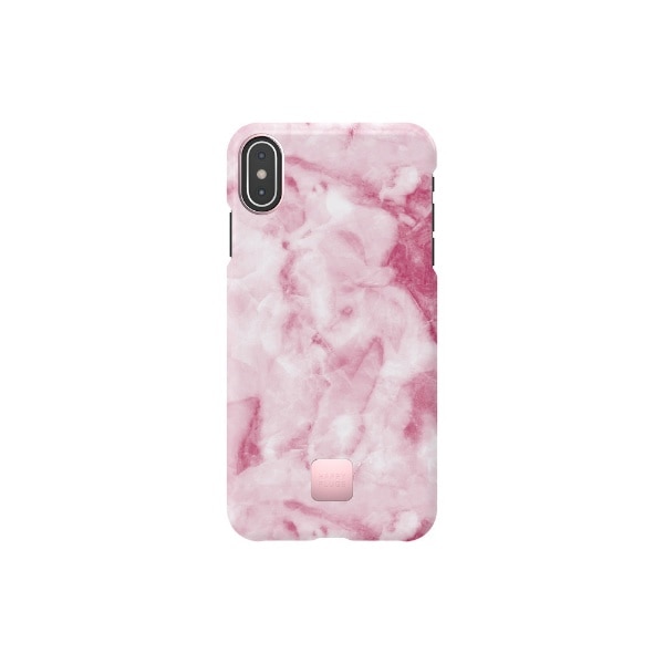 iPhone XS MAX専用］スリムケース IPHONE XS MAX CASE PINK MARBLE9343