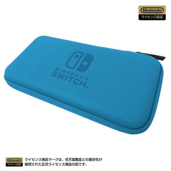 スリムハードポーチ for Nintendo Switch Lite ブルー NS2-048【Switch