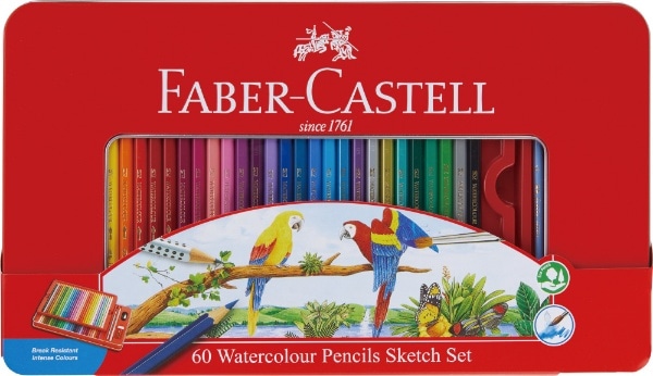 FABER-CASTELL(ファーバーカステル) 水彩色鉛筆 60色セット TFC-WCP