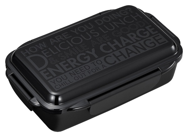 ENERGY CHARGE ランチボックス 750ml（仕切付） ブラック PCD-750