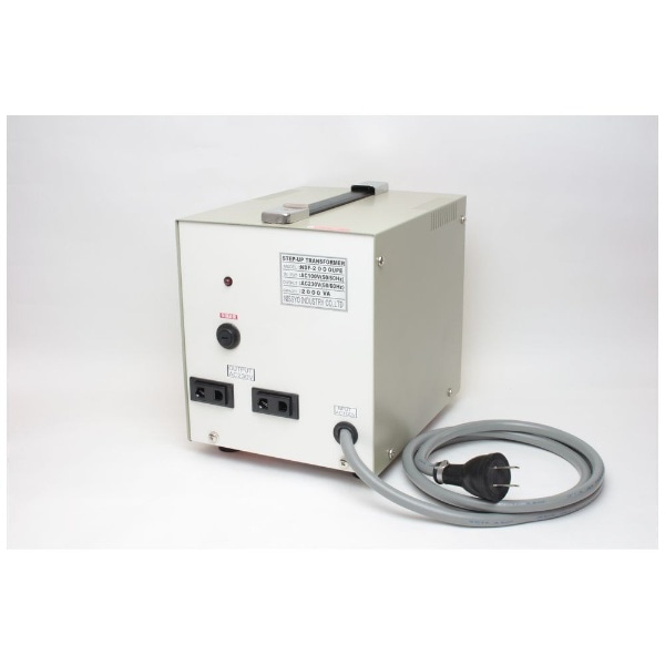 NDF-2000UPE アップトランス（昇圧専用変圧器/通電ランプ搭載