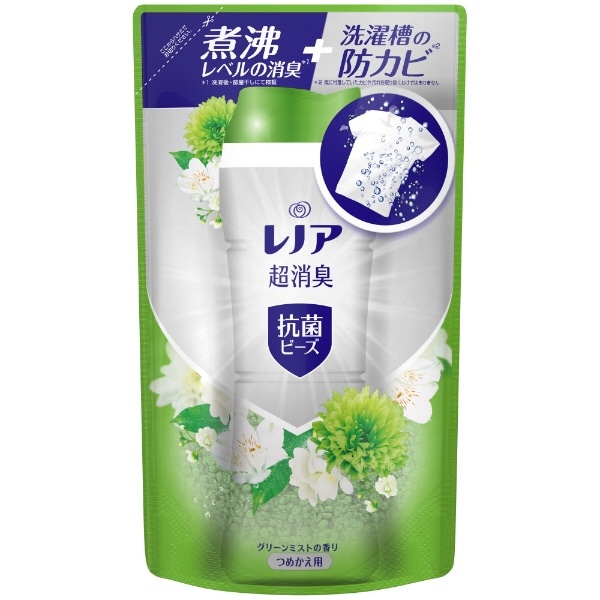 Lenor(レノア)超消臭抗菌ビーズ グリーンミストの香り つめかえ(430ml 