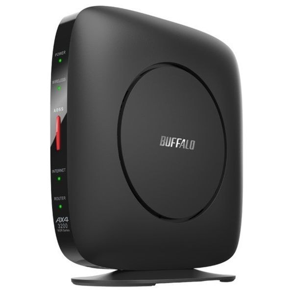 Wi-Fiルーター 親機 AirStation ブラック WSR-3200AX4S-BK [Wi-Fi 6(ax
