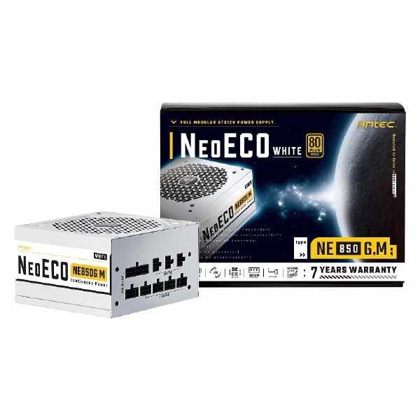 PC電源 NE850G M White ホワイト NE850G-M-White [850W /ATX /Gold