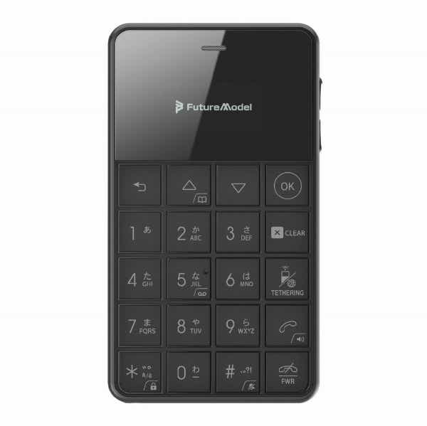 Niche Phone-S+ ブラック 「MOB-N18-01-BLACK」 0.96型 RAM / ROM