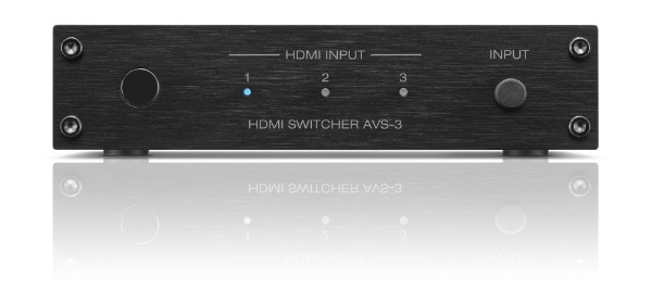 HDMIスイッチャー AVS3K [3入力 /1出力 /4K対応](ブラック