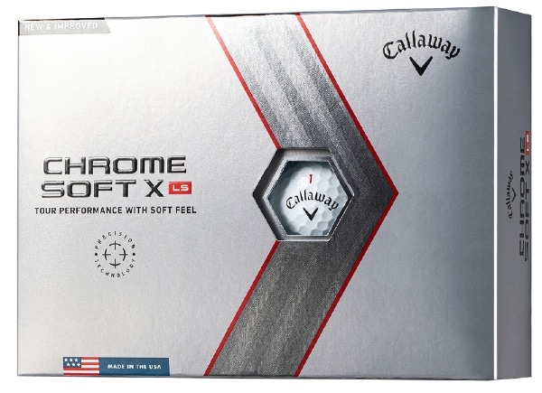 Callaway CHROME SOFT X LS ホワイト 1ダース | mail