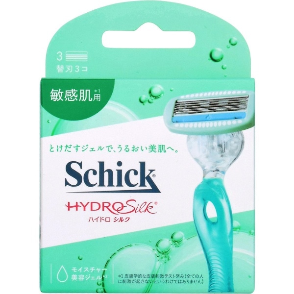 Schick（シック）ハイドロシルク 敏感肌用 替刃 3コ入 敏感肌用(ﾊｲﾄﾞﾛS