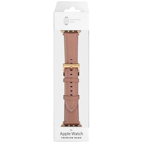 Apple Watch（38/40/41mm） カーフレザー ナチュラルカラーバンド