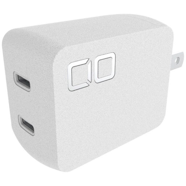 NovaPort DUO 65W GaN急速充電器 USB-C×2ポート ホワイト CIO-G65W2C