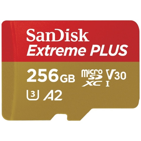 SanDisk Extreme PLUS microSDXC UHS-Iカード 256GB SDSQXBD-256G