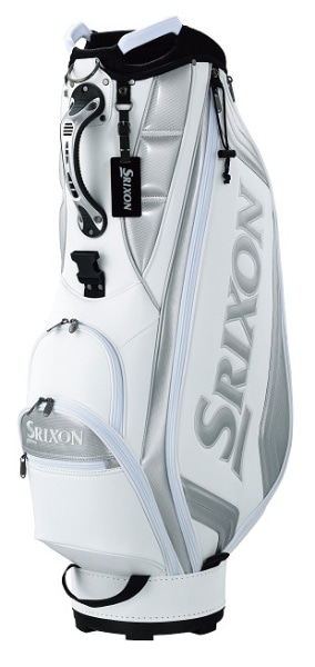 キャディバッグ SRIXON(9.5型/ホワイト×シルバー) GGC-S166【返品交換