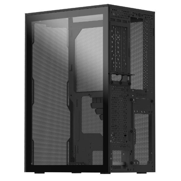 PCケース [ATX /Micro ATX /Mini-ITX] MESHROOM S ブラック SSU-MESH-S